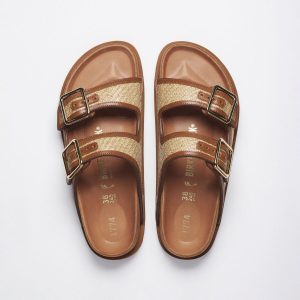 1774 Arizona Raffia Mischmaterial – Ginger Brown Raffia