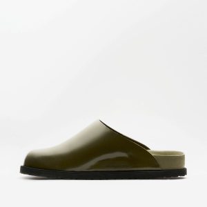 33 Dougal Cuir naturel Moss Green