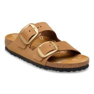 Arizona Big Buckle Nubuck Leather – Mink
