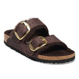 Arizona Big Buckle Shearling Natural Leather Oiled – Habana
