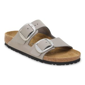 Arizona Big Buckle Nubuck Leather – Stone Coin