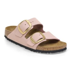Arizona Big Buckle Nubuck Leather – Soft Pink
