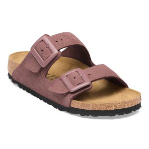 Arizona Cushion Buckle Suede Leather – Pepper