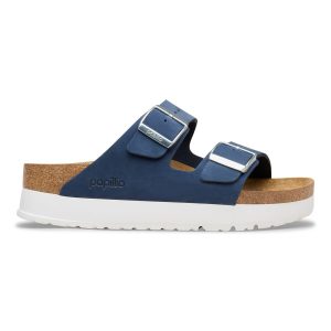 Arizona Flex Platform Nubuck Leather – New Navy