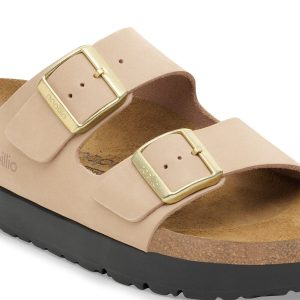 Arizona Flex Platform Nubuck Leather – Sandcastle