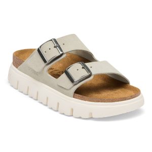 Arizona Platform Suede Leather – Oyster