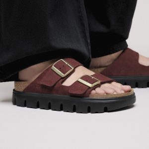 Arizona Platform Suede Leather – Zinfandel