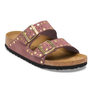 Arizona Rivet Suede Leather – Pepper