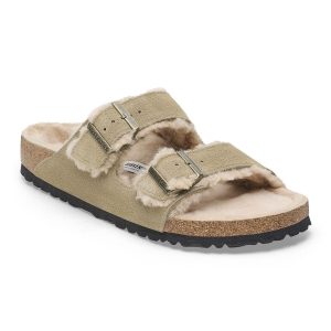 Arizona Shearling Suede Leather – Taupe