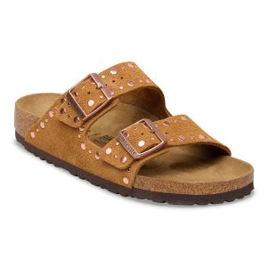 Arizona Rivet Suede Leather – Mink