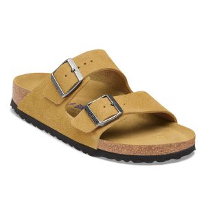 Arizona Soft Footbed Suede Leather – Cork Brown Tonal FB