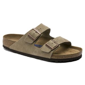 Arizona Soft Footbed Suede Leather – Taupe