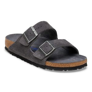 Arizona Soft Footbed Suede Leather – Charcoal Tonal FB