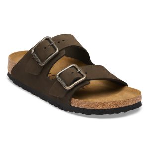 Arizona Wire Buckle Nubuck Leather – Mocca