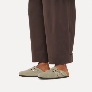 Blair Suede Leather – Taupe