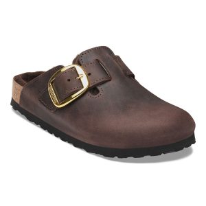 Boston Big Buckle Shearling Natural Leather Oiled