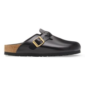 Boston Braided Cuir naturel Black New Dressy Leather