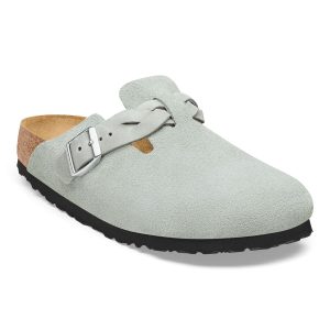 Boston Braided Suede Leather – Pure Sage