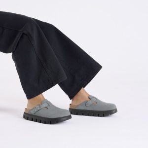Boston Chunky Suède Basalt Gray/ Black