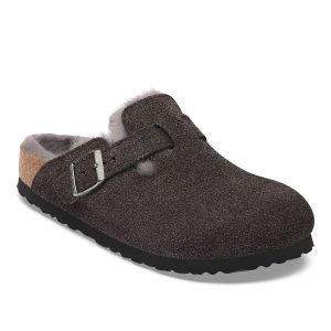 Boston Shearling Suede Leather – Velvet Gray