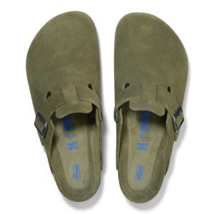 Boston Soft Footbed Suede Leather – Thyme Tonal FB