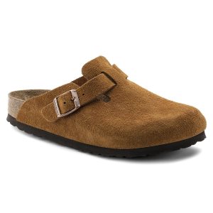 Boston Soft Footbed Suede Leather – Mink