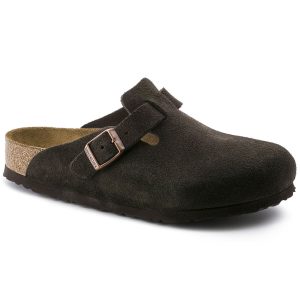 Boston Soft Footbed Suede Leather – Mocha