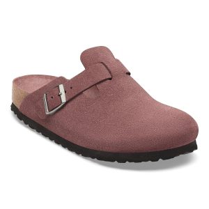 Boston Soft Footbed Suede Leather – Pepper
