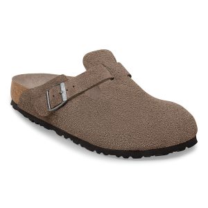 Boston Soft Footbed Suede Leather – Concrete Gray