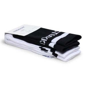 Cotton Crew 2 Pack Cotton/Polyamid/Elastane – Black/White