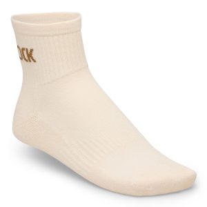 Cotton Crew Ankle Cotton/Polyamid/Elastane – Eggshell/Mink