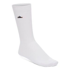 Cotton Ribbed Socks Cotton/Polyamid/Elastane – White
