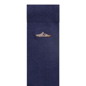 Cotton Ribbed Socks Cotton/Polyamid/Elastane – New Navy