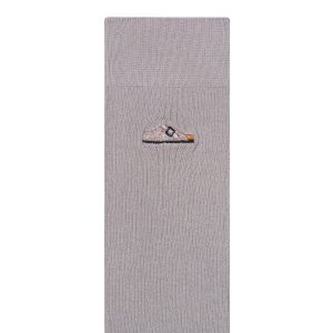 Cotton Ribbed Socks Cotton/Polyamid/Elastane – Stone Coin