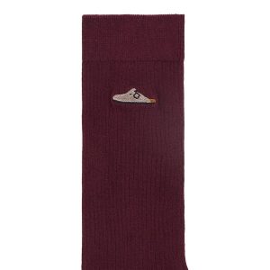 Cotton Ribbed Socks Cotton/Polyamid/Elastane – Zinfandel