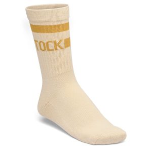 Cotton Tennis Socks Cotton/Polyamid/Elastane – Oatmeal/Archive Yellow
