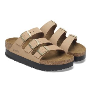 Florida Flex Platform Nubuck Leather – Sandcastle