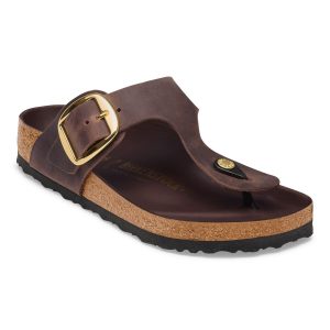 Gizeh Big Buckle Natural Leather Oiled – Habana