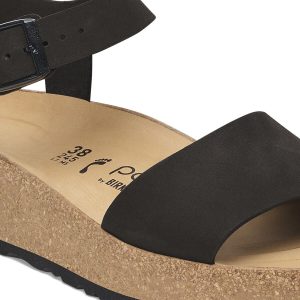 Glenda Nubuck Leather – Black