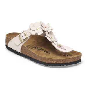 Gizeh Flower Embellishment Natural Leather – Light Rose