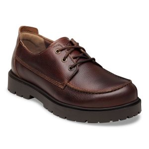 Highwood Moc Lace Low Natural Leather – Chocolate