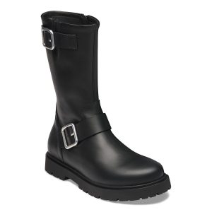 Highwood Mid Wire Buckle Women Natural Leather – Black