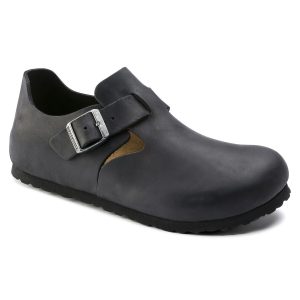 London Natural Leather Oiled – Black