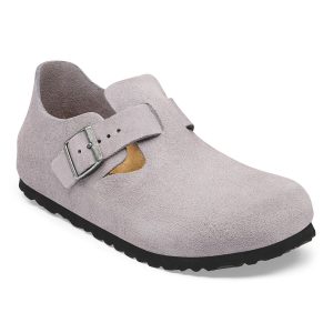 London Suede Leather – Lavender Sky