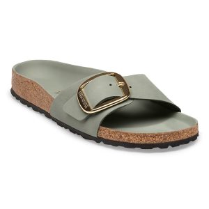 Madrid Big Buckle Natural Leather Oiled – Pure Sage