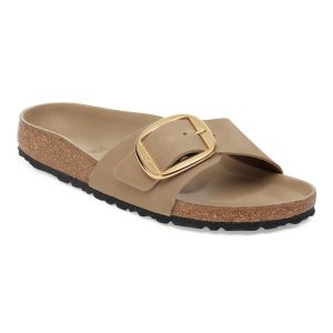 Madrid Big Buckle Natural Leather Oiled – Tobacco Brown