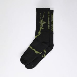 Maharishi Pack Cuir nubuck/Textile Black