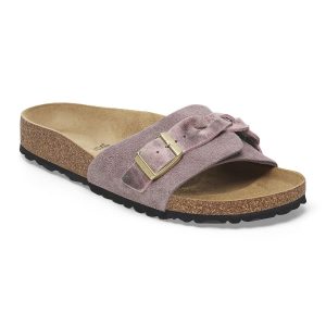 Oita Braided Suede Leather – Faded Purple