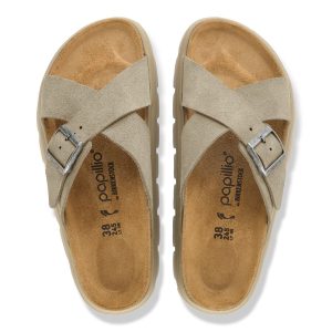 Siena Chunky Suede Leather – Taupe