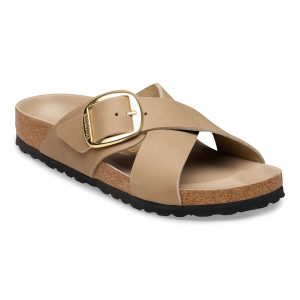 Siena Big Buckle Natural Leather Oiled – Tobacco Brown